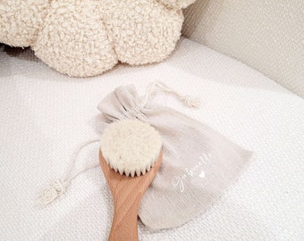 Brosse bébé | Brosse enfant | Brosse bois |Brosse personnalisé| Cadeau naissance | Cadeau bébé | Décoration chambre enfant