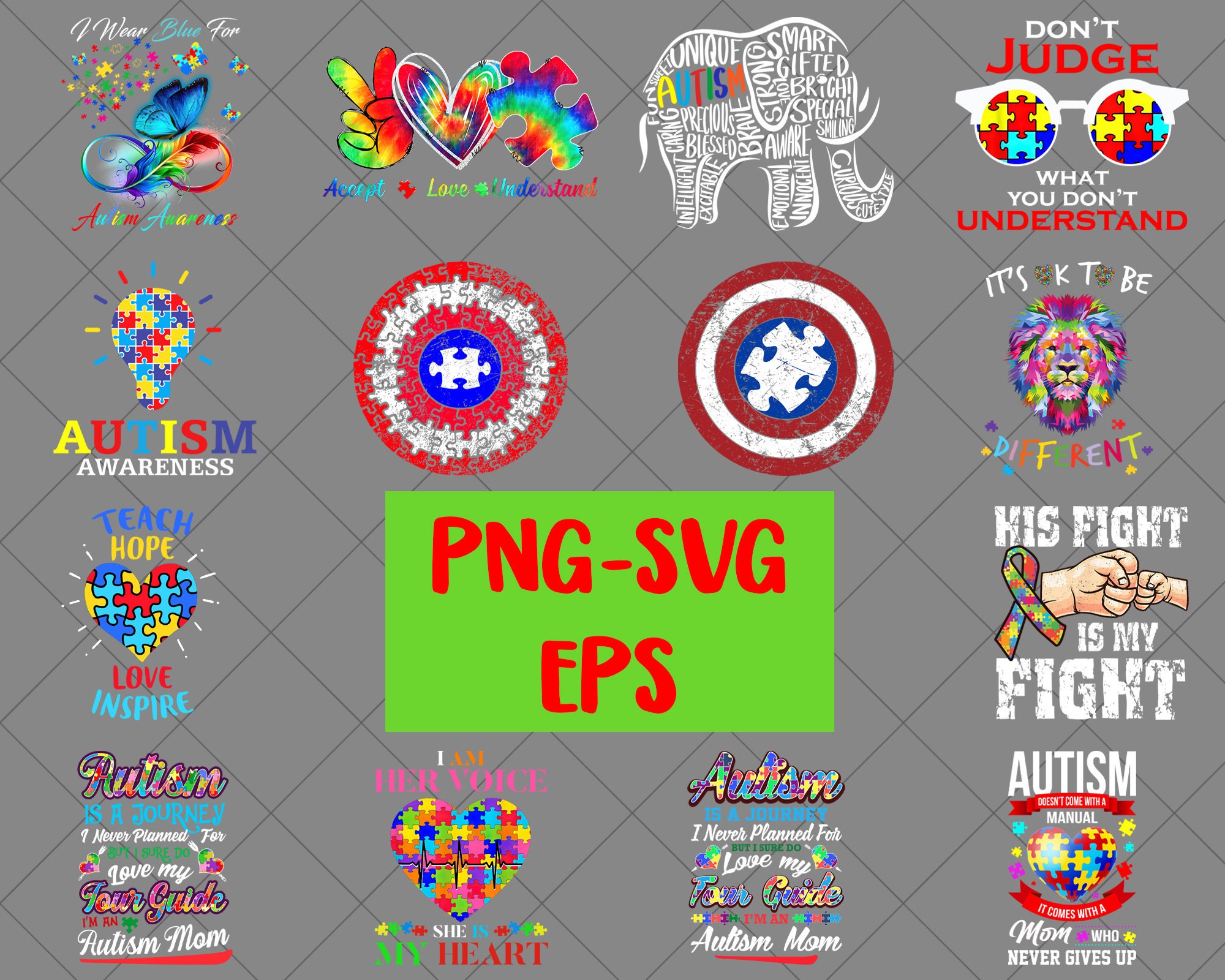 Download Autism SVG Bundle Autism Svg Autism Awareness Svg Autism ...