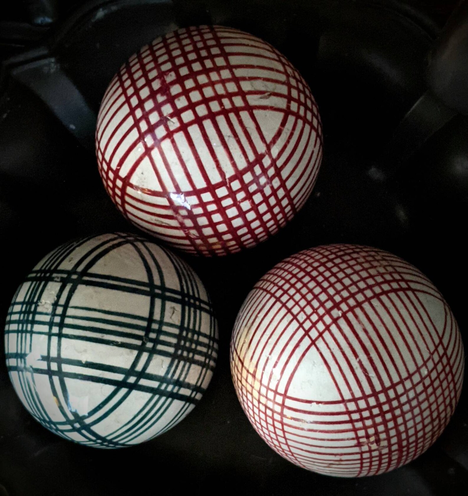 Antique Victorian Carpet Balls Parlour Bowl Balls Made in Etsy