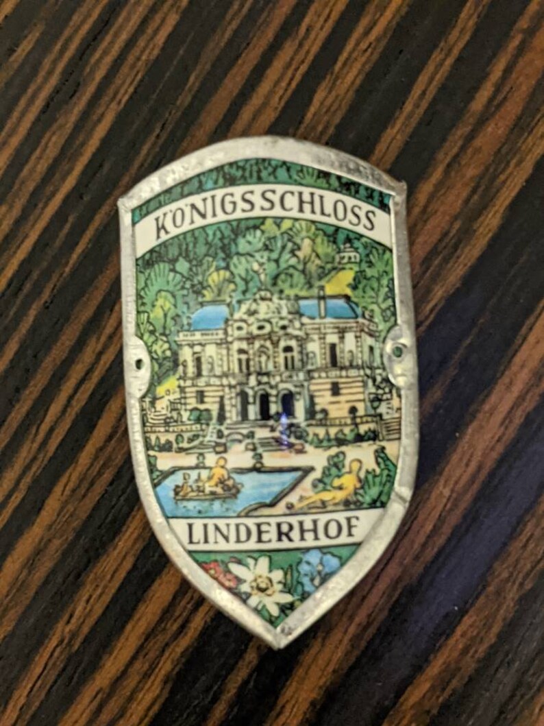 Vintage Stocknagel Walking Cane Badges Etsy