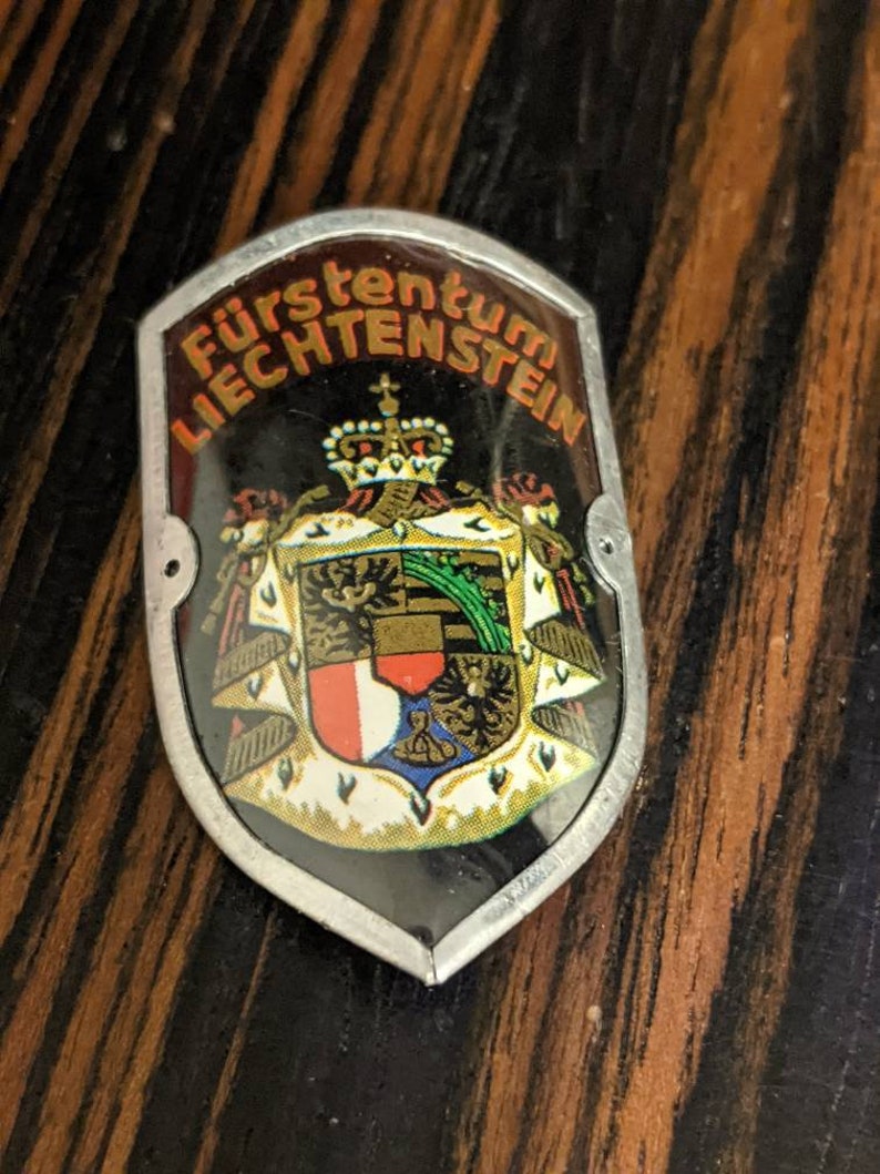 Vintage Stocknagel Walking Cane Badges Etsy