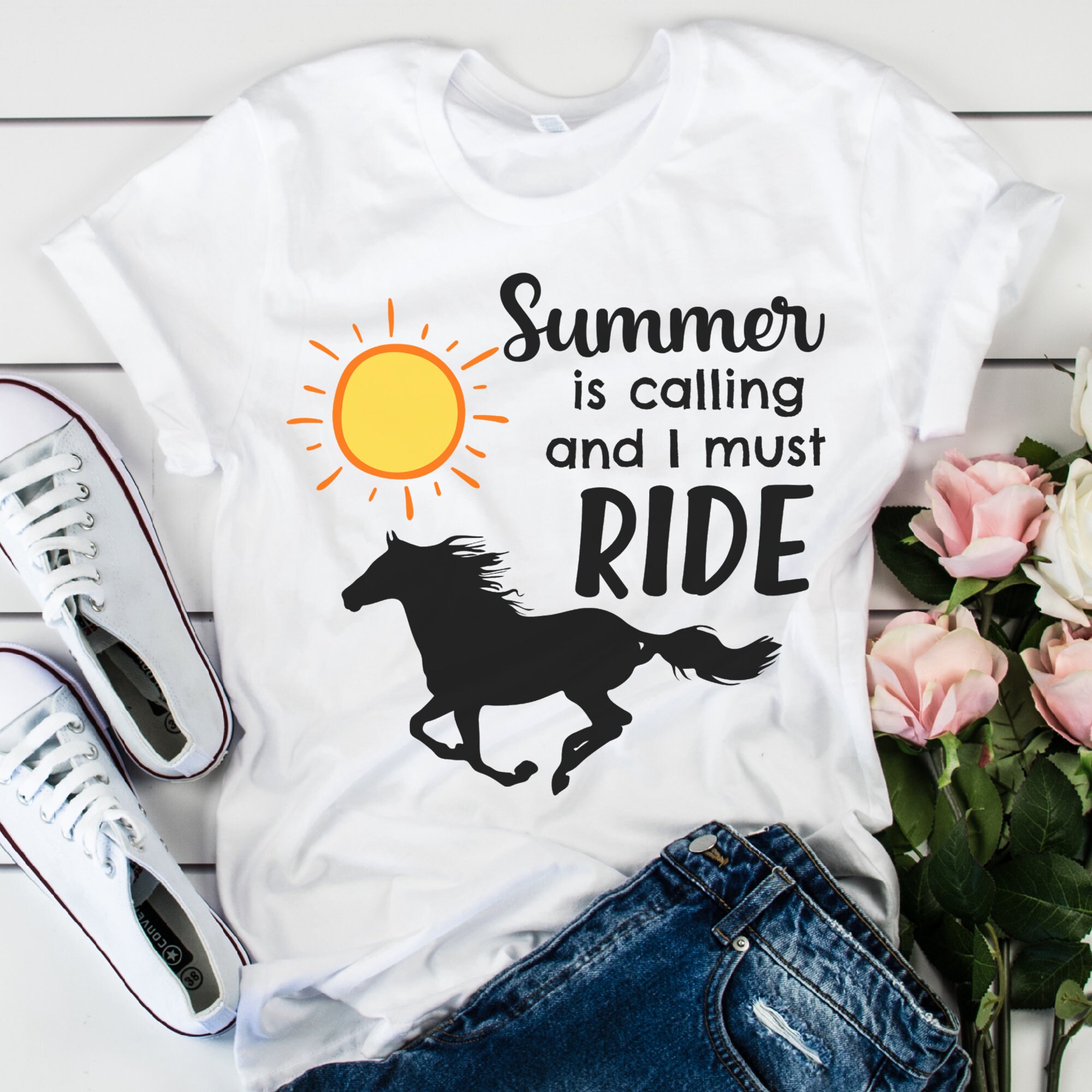 Summer Riding Shirts Summer Horse Shirt, Equestrian Shirt, Gifts for Horse Lovers, Horse ...