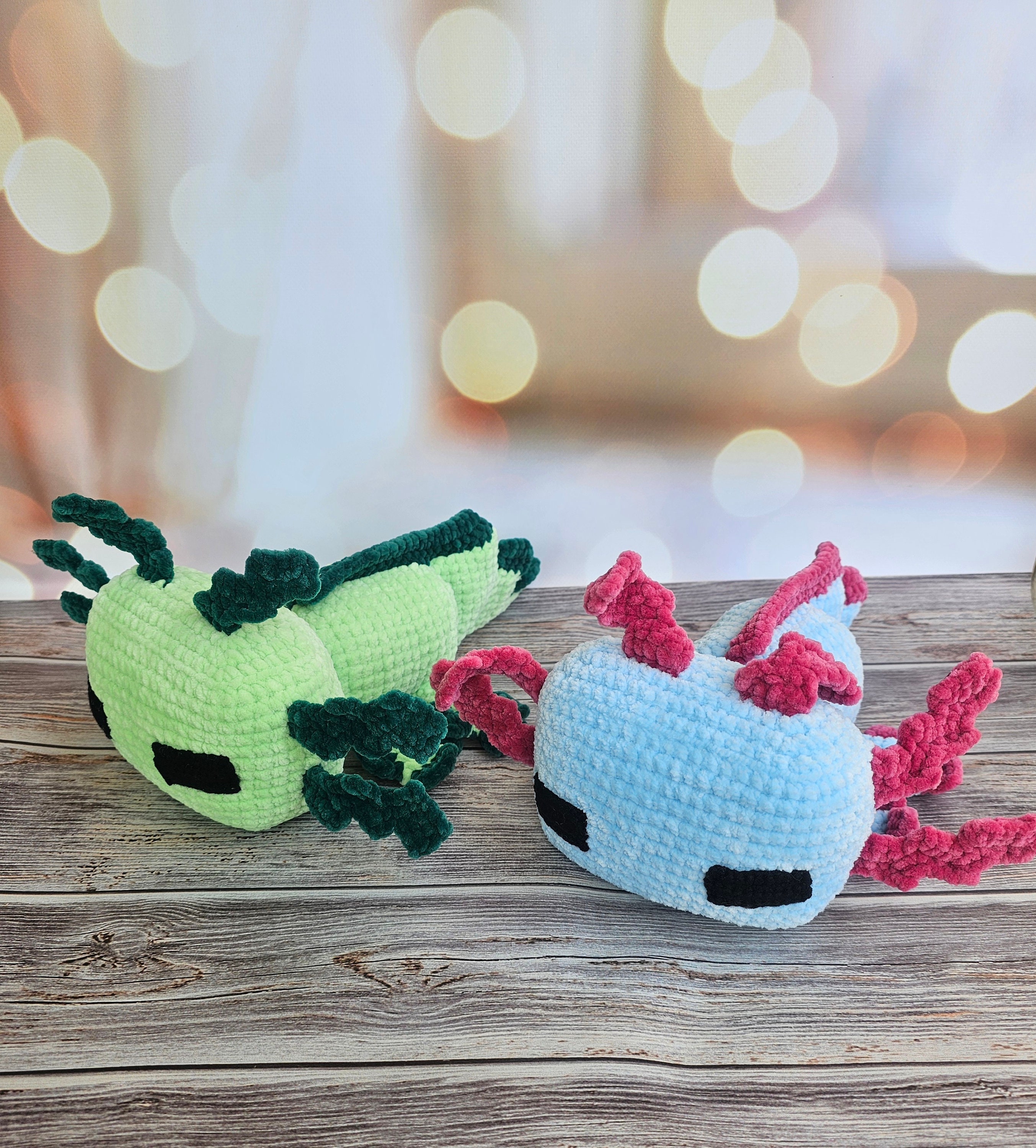 Crochet Minecraft Axolotl Plush, Soft Game Monster - Etsy
