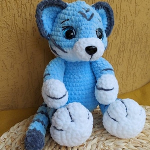 Crochet Tiger, Plush Tiger, Tiger toy, Baby gift, Amigurumi, Stuffed animal, Handmade gift, Gifts for friends, Nursery decor, Crochet plush