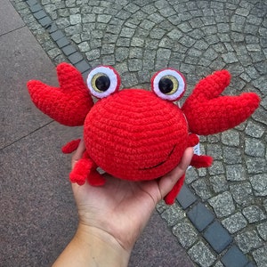 Crochet Crab, Crab Amigurumi, Stuffed Crab