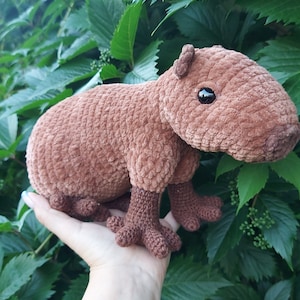 Capybara, Crochet Capybara, Stuffed Capybara, Plush Capybara, Stuffed Animal, Crochet Gift, Amigurumi, Crochet, Capybara gift, Handmade gift