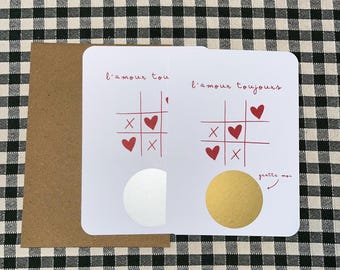 Carte à gratter personnalisable / Annonce grossesse mariage / Cadeaux de noël / Cadeau d'anniversaire / Bon pour / Demande en mariage