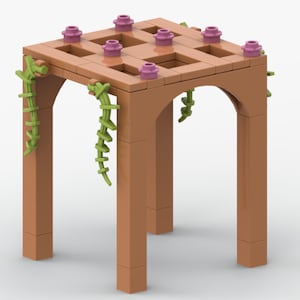 PDF instructions for Gazebo MOC, Brick Gazebo, Patio Moc, Outdoor Moc, Brick Patio Gazebo Moc, Building Brick instructions, Brick Decor, MOC