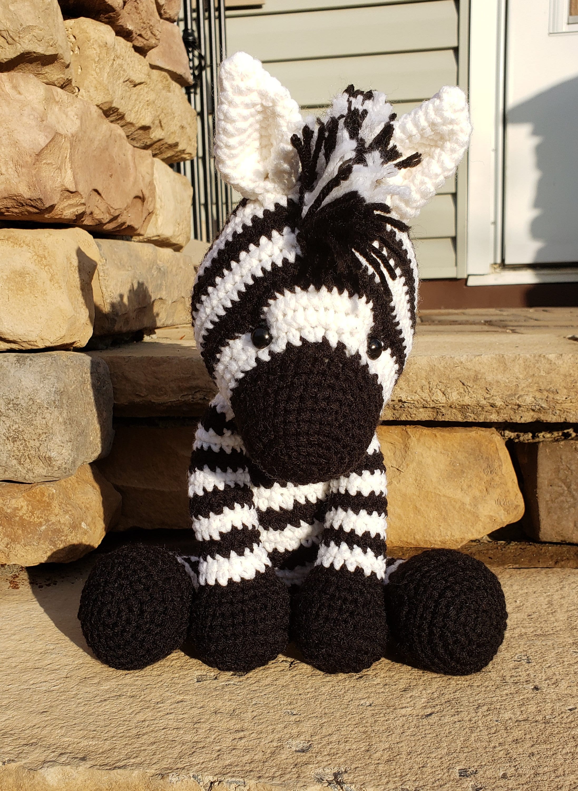 Zebra Stuffed Animal Zebra Plushie Etsy UK
