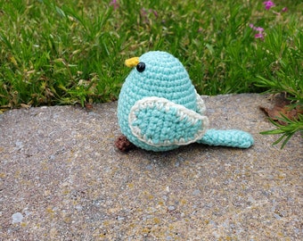 Crochet Bird; Amigurumi Bird; Stuffed Bird Decor