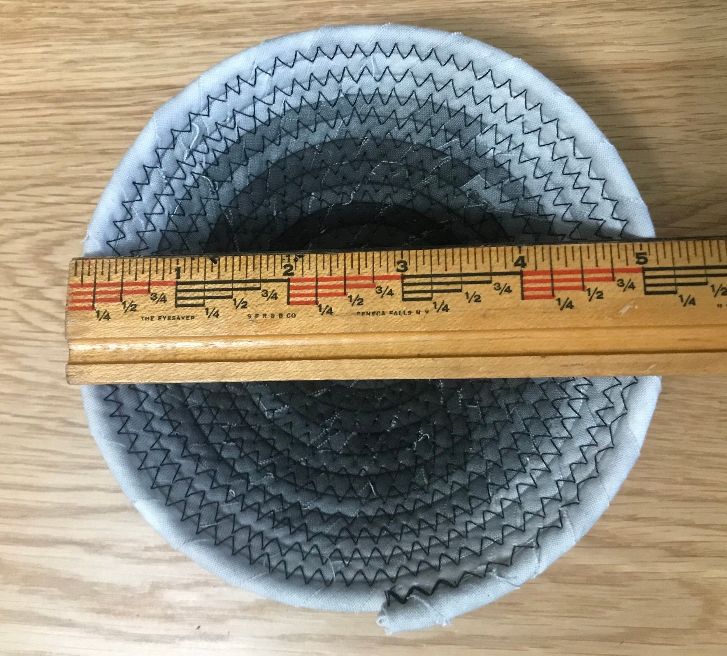 Gray Ombre Basket Collection Cord Rope Basket Minimalist Etsy