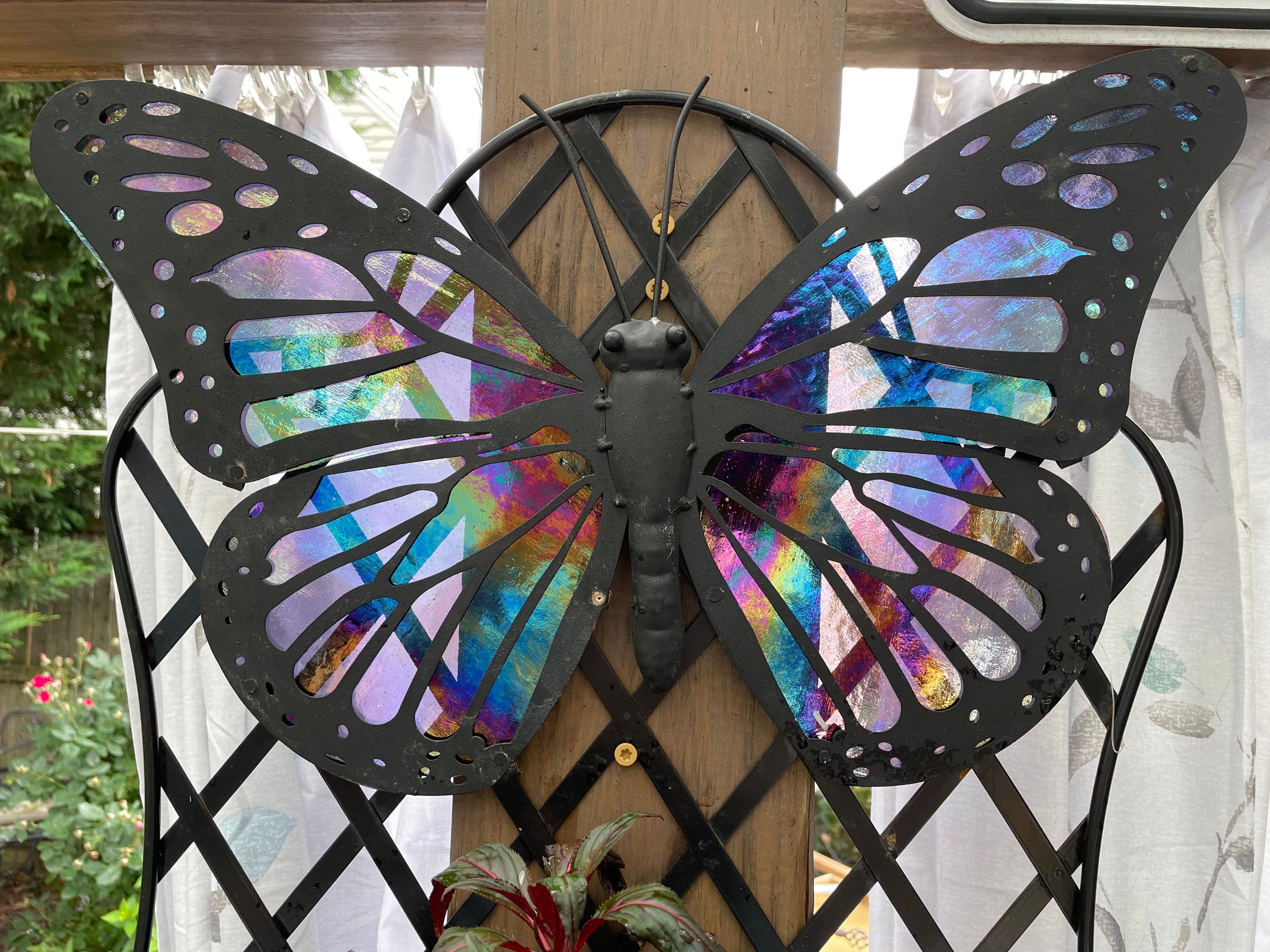 Grands Papillons Décoratifs  Vitrail et création-verre de Claude