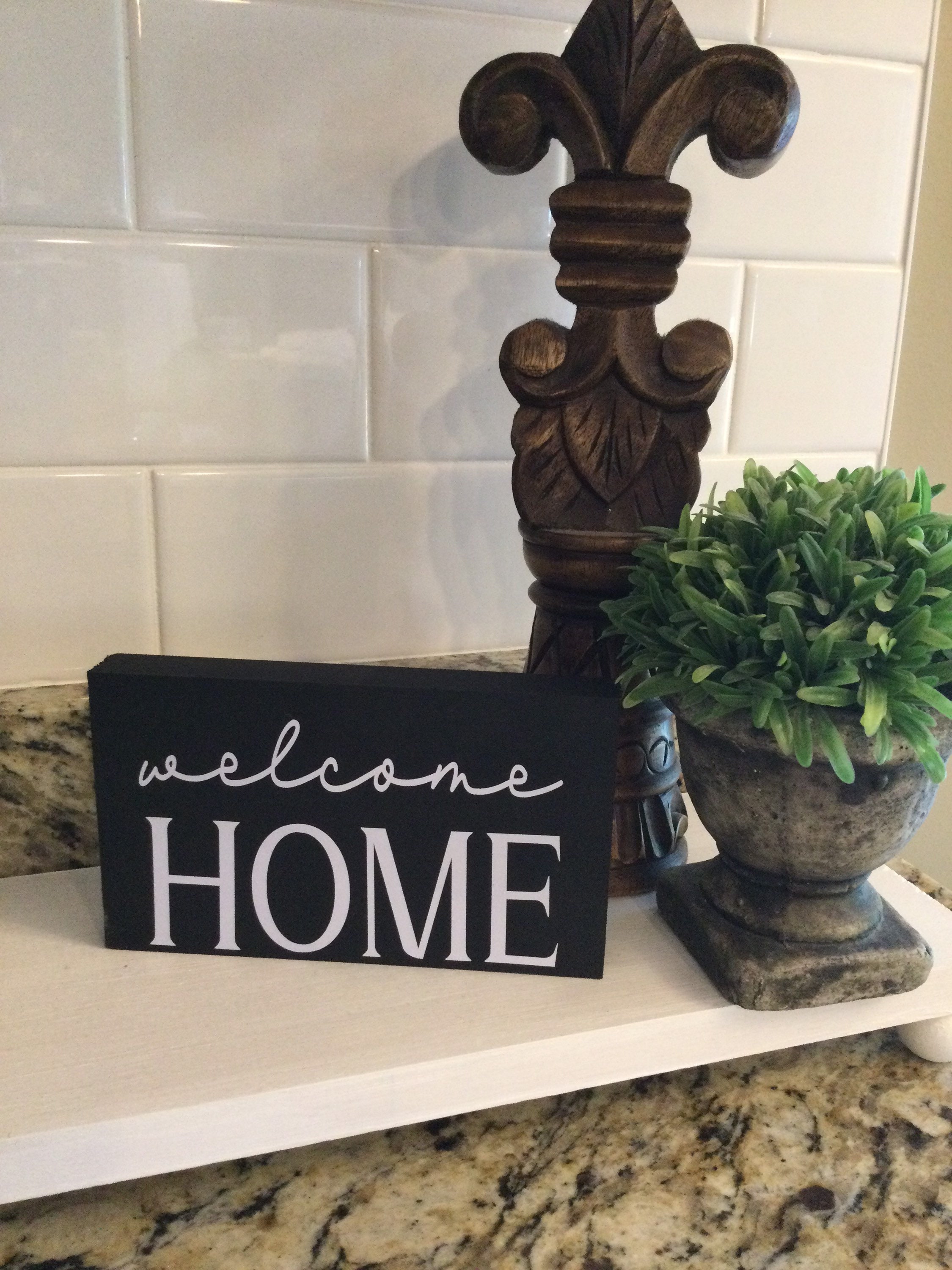 Small Home wooden sign Etsy