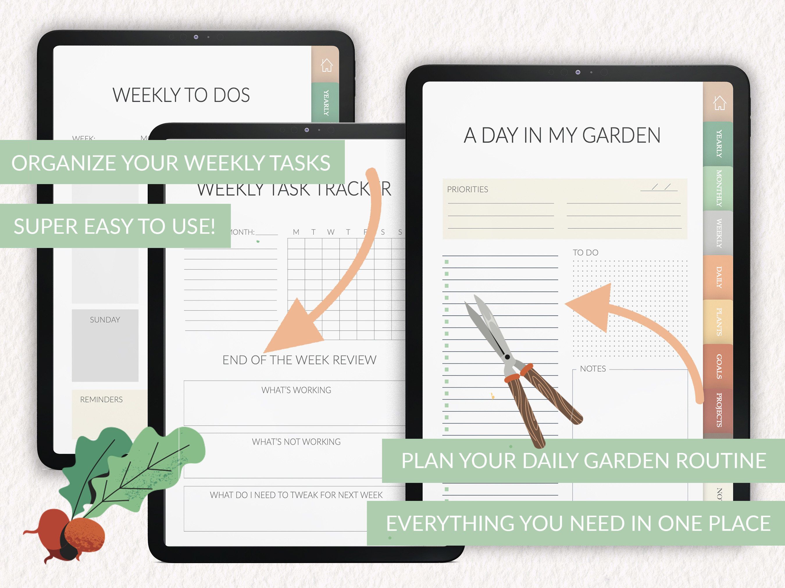 Digital Gardening Planner Landscaping Garden Journal Plant Log ...