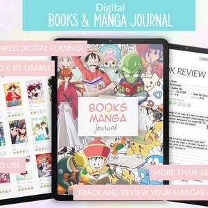 Libri digitali e diario manga / Manga / Pianificatore di lettura / Manga Tracker / Manga girl / GoodNotes, Notability / Quaderno digitale, Biblioteca