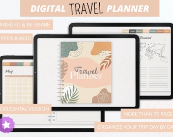 Digital Travel Planner: iPad Itinerary, Budget, Expenses (PDF)