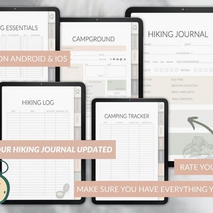Digital Travel Bundle | Adventure Pack | Undated Digital Planner ...