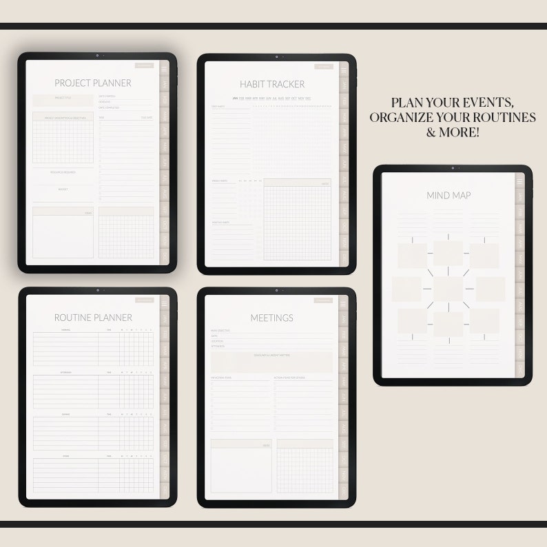 2026 Digital Hobonichi Planner: Weekly, Monthly, Daily (PDF) - Etsy