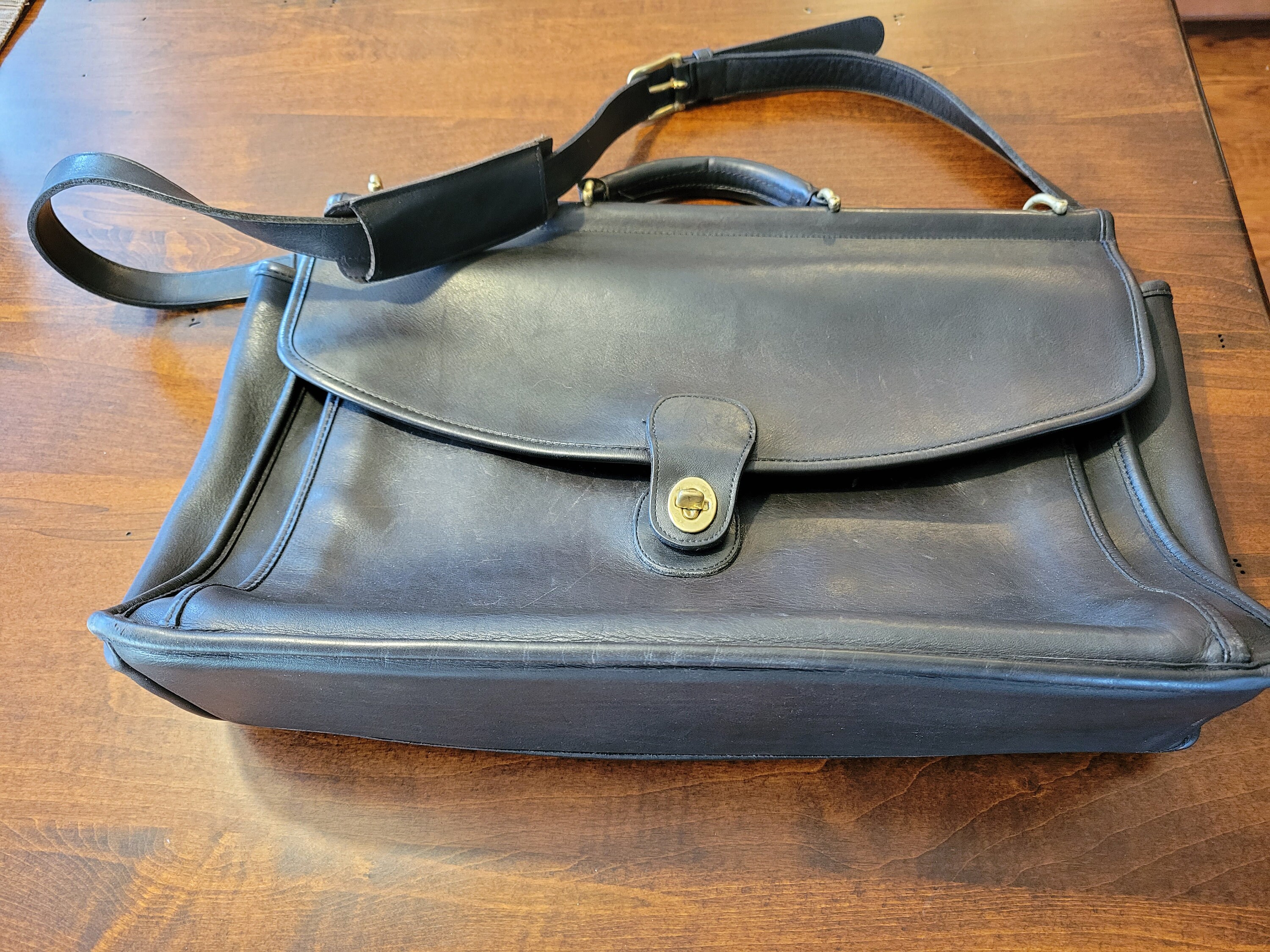 vintage coach beekman briefcase