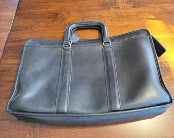 Vintage Coach Briefcase - diplomat style