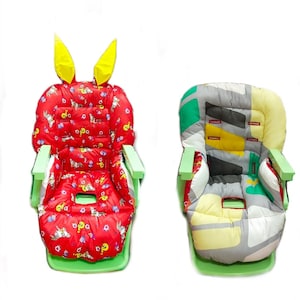 Double-sided removable cover The seat pad cover for highchair Bertoni Yam-Yam  High chair cover High chair cushion Case for baby chair cover