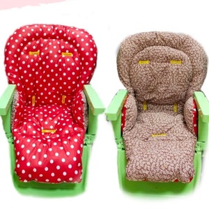 Covering for feeding chair Universal covering Personalized covering  Covers for high chair  Covers for high chair  Double-sided covering