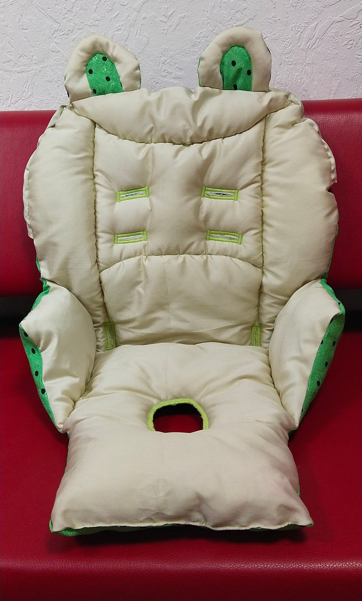 Housse de chaise haute Bebe Confort Omega1 Housse personnalisée Housse bébé  avec oreilles Chaise haute inser Housse Coussin dassise réversible -   France