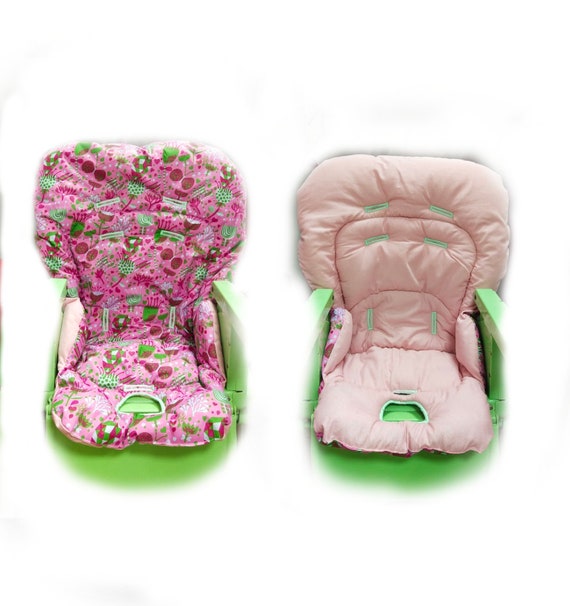 Funda de doble cara para silla de alimentación Funda para trona