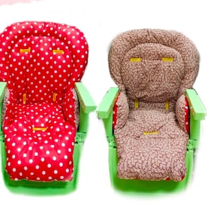 Fodera ecologica universale Fodera personalizzata Fodera per seggiolone Fodera bifacciale Fodera per pappa