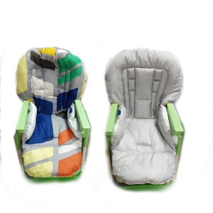 The seat pad cover for highchair Bertoni Yam-Yam  Double-sided removable cover High chair cover High chair cushion Case for baby chair cover