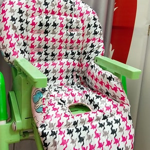 Double-sided removable cover The seat pad cover for highchair Bertoni Yam-Yam  High chair cover High chair cushion Case for baby chair cover
