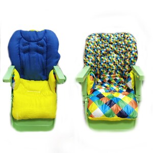Chicco Polly  2 in 1 cover for high chair Double-sided removable cover  Polly 13 highchair cover  Washable case Personalized cover Unisex