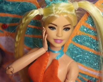 skuffe Takt nominelt Custom Stella Enchantix Winx Club Doll Barbie Made to Move - Etsy Hong Kong