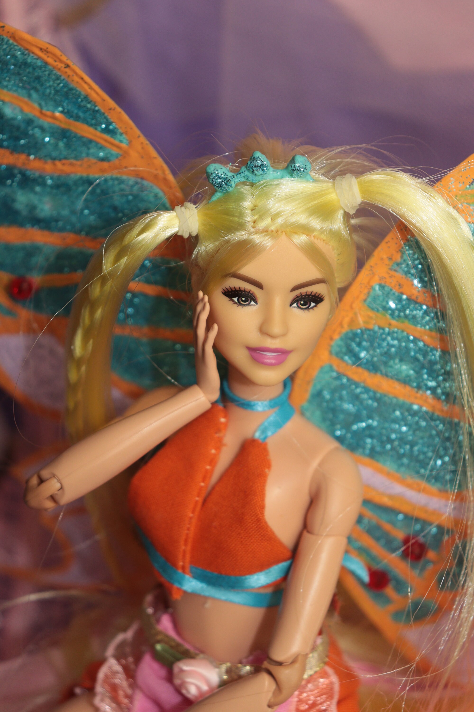 Wat Erge, ernstige Gezond eten Custom Stella Enchantix Winx Club Doll Barbie Made to Move - Etsy