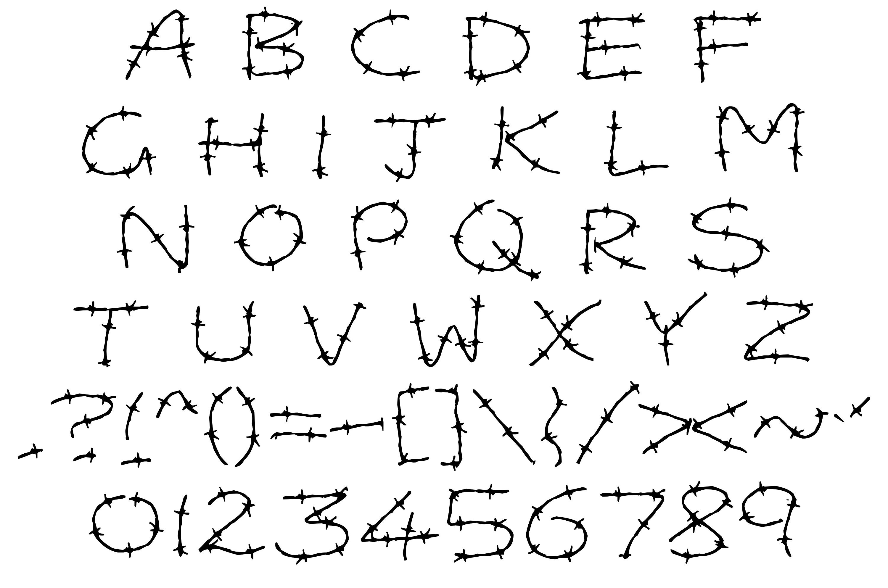 Barbed Wire Font SVG Howdy Font Svg Country Font Western - Etsy Australia