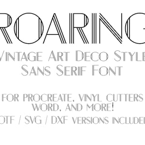 Buy Roaring 20S Font Online In India - Etsy India