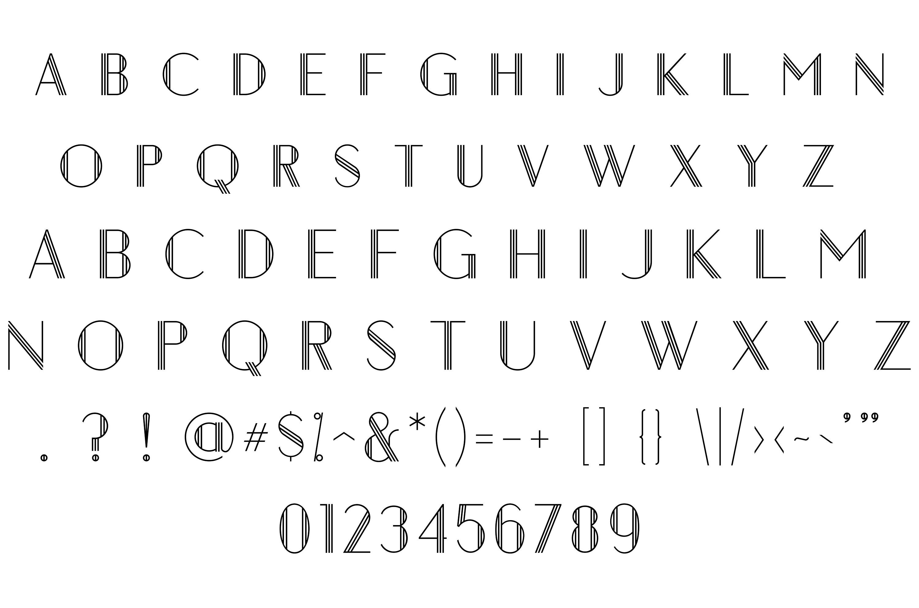 Roaring 20s Font, Art Deco Font, Sans Serif Font, Fancy Font