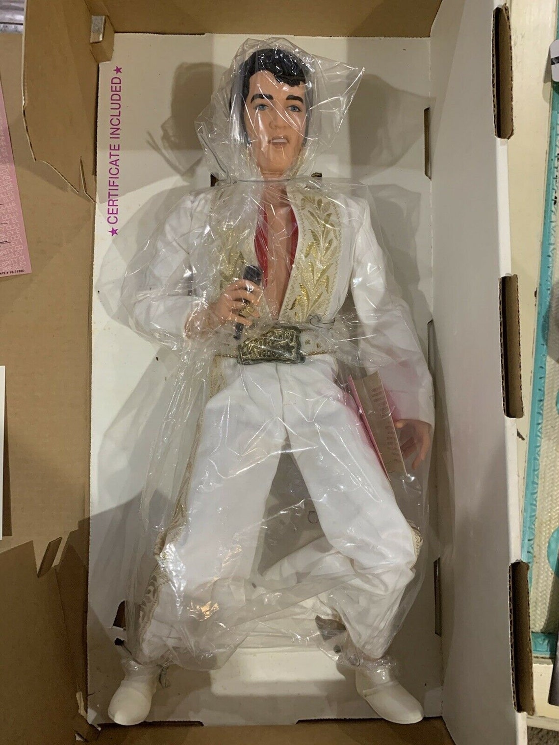 1984 Elvis Presley World Doll 1 Supergold 21 With Box Etsy