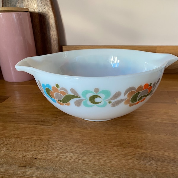 Vintage JAJ Pyrex Mixing Bowl Carnaby' 'Tempo' design 1970s retro kitchenalia