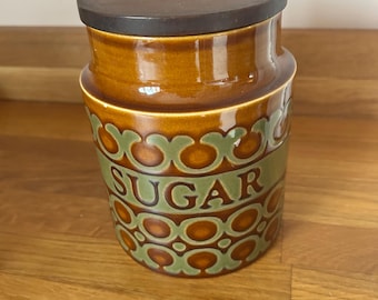 Retro Vintage Hornsea Zuckerdose | Hornsea Keramik | Zuckeraufbewahrung | Zuckerdose