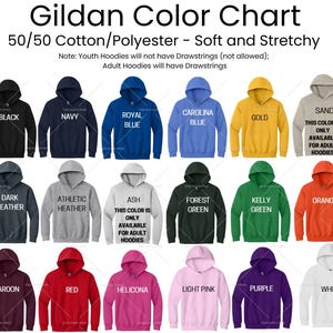 Adult & Youth Hoodie Stitch Hoodie | Printed Design | Ohana Family Hoodie | Unisex Size - 18 Colors to Choose From image 2