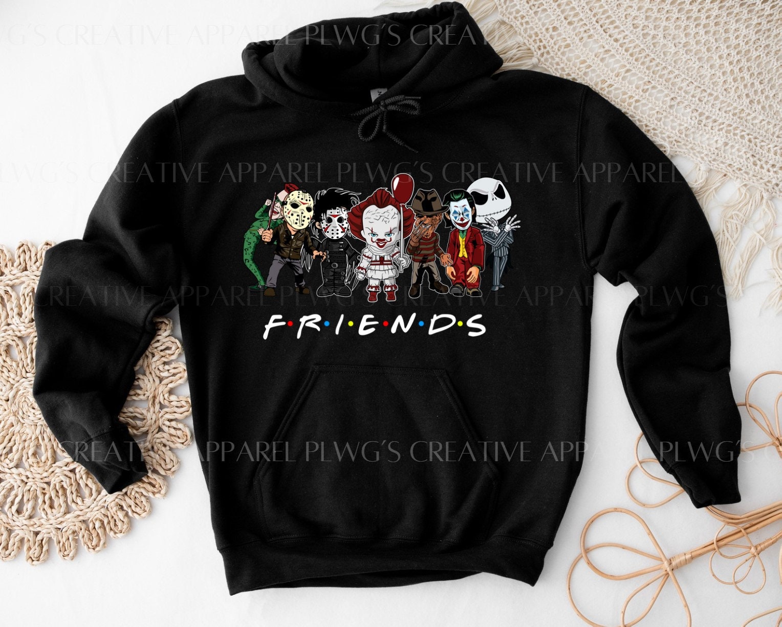 Friends horror hoodie on sale