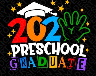 2025 Vorschul-Graduierte-Svg Png, Pre-K-Graduat-Svg, lustiges Ende des Schulabschlusses Geschenkidee, digitaler Download Sublimation PNG und SVG Cricut