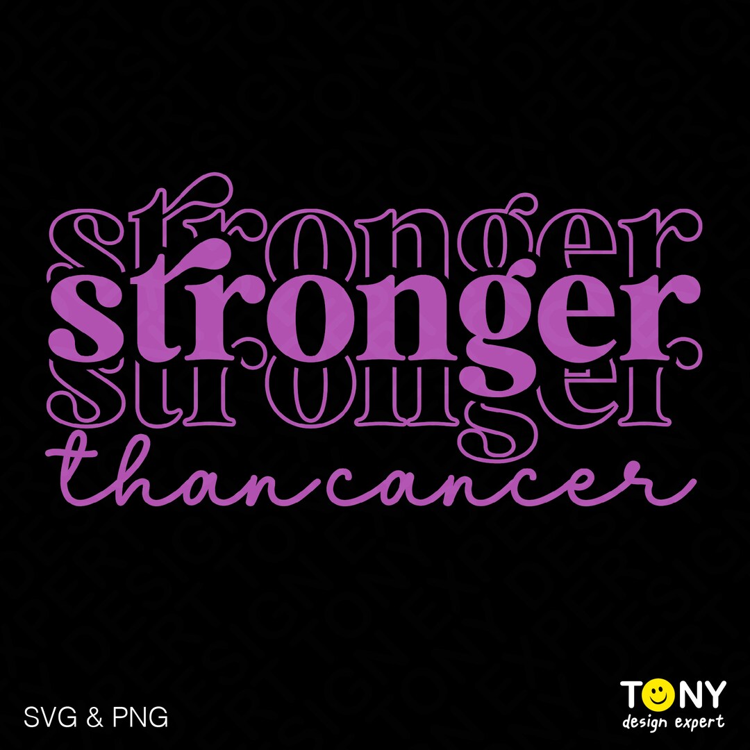 Stronger Than Cancer Svg Png, Cancer Svg, Cancer Survivor, Cancer