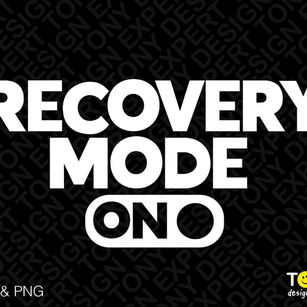 Recovery Mode On Svg Png, Broken Bone Svg, Funny Injury Surgery Support Recovering Gift Idea Digital Download Sublimation PNG & SVG Cricut