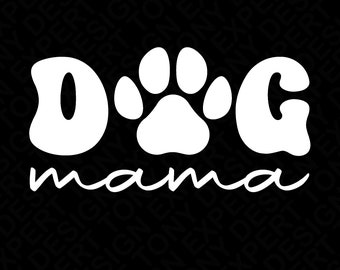 Hond Mama Svg Png, Hond Paw Print Svg, Hond Moeder Svg, Bont Mama Svg, Funny Pet Dog Lover Cadeau Idee Digitale Download Sublimatie PNG & SVG Cricut