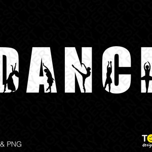 Dance Svg Png, Dancer Svg, Dancing Mom Svg, Ballet Jazz Hip Hop Team Coach Gift IdeaDigital Download Sublimation PNG & SVG Cricut Cut File