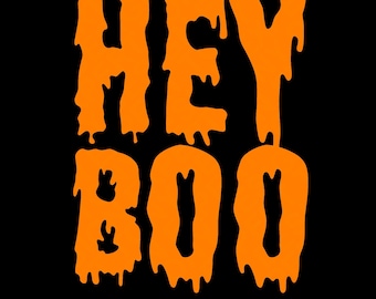 Hey Boo Svg Png, Vibraciones Divertidas De Halloween Svg, Fantasma Svg, Boo Boo Crew Svg, Fantasma De Halloween Svg, Descarga Digital Sublimación PNG Y SVG Cricut