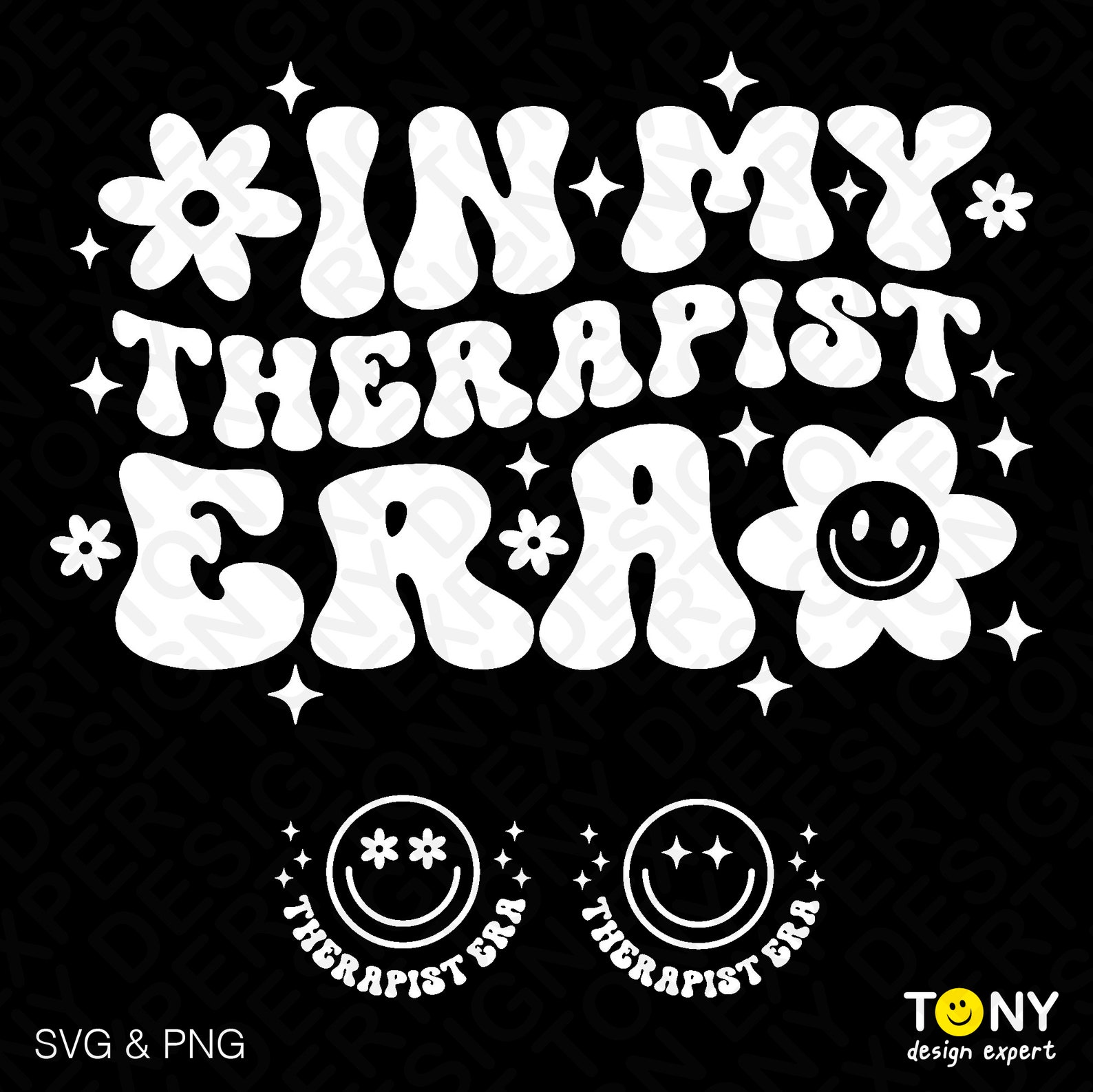 In My Therapist Era Svg Png, Funny Therapist Gift Idea, Front Pocket ...