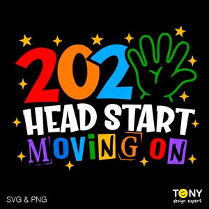 2025 Head Start Moving On SVG PNG、EHS 卒業生 SVG、面白い卒業ギフトアイデア、デジタルダウンロード 昇華 PNG & SVG Cricut
